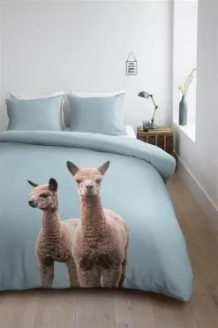 Ambiante Dekbedovertrek Inca Blue 140x220 Cm Katoen