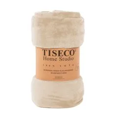 Tiseco Home Studio Plaid Cosy 220x240 Cm Ivory