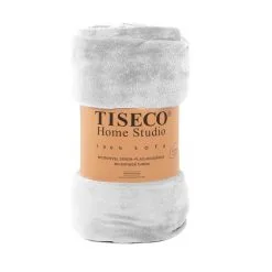 Tiseco Home Studio Plaid Cosy 130x160 Cm Greylight