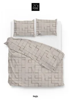 Zo! Home Zo!Home Dekbedovertrek Nojiz Natural 260x220 Cm Flanel
