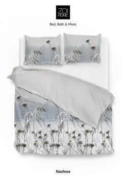 Zo! Home Zo!Home Dekbedovertrek Nashwa Blue 240x220 Cm Flanel