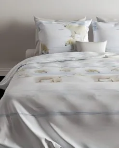 Zo! Home Zo!Home Dekbedovertrek IJsberen Blauw 240x220 Cm Flanel -meubels winkel product 967808