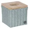 Handed By Tissue Box Top Fit Square 14x15x15 Cm - Handgemaakt - Eucalyptus