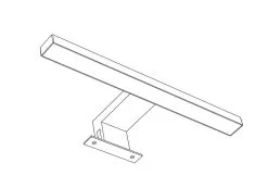 ALLIBERT Rigel Led Badkamerverlichting 4.8W Chroom