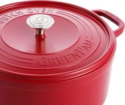Greenpan Stoofpot Featherweights 3.3 L 22 Cm - Met Deksel - Keramisch - Rood 17 Greenpan Stoofpot Featherweights 3.3 L 22 Cm - Met Deksel - Keramisch - Rood -meubels winkel product 972016