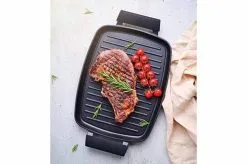 Cosy & Trendy Cosy&Trendy Grillpan Durable No Stick 48x29x4.5 Cm - Zwart 5 Cosy & Trendy Cosy&Trendy Grillpan Durable No Stick 48x29x4.5 Cm - Zwart -meubels winkel product 980343