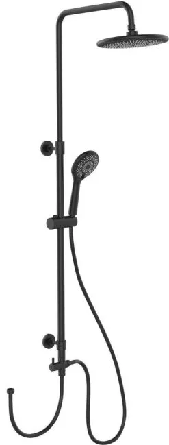 Wenko Regendoucheset Watersaving RVS - Mat Zwart