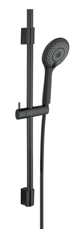 Wenko Doucheset Watersaving 70 Cm RVS - Mat ZWart