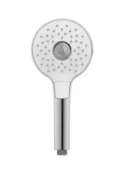 Wenko Handdouche Powerboost Dia 120 Mm Chroom/Wit -meubels winkel product 980394