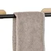 Wenko Orea Handdoekhouder 40 Cm Zwart/Bamboe -meubels winkel product 980479