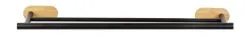 Wenko Orea Handdoekhouder Duo Zwart/Bamboe -meubels winkel product 980486