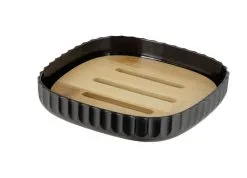 Wenko Rotello Zeepschaal Zwart