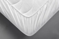 Dormisette Matrasbeschermer PU-Molton 160x200 Cm Waterdicht Wit -meubels winkel product 982412