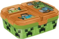 Minecraft Lunchbox Met 3 Vakken