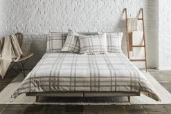 Passion Dekbedovertrek Leon Ecru 240x220 Cm Flanel