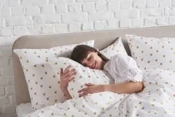 Passion Dekbedovertrek Golden Hearts 140x220 Cm Flanel -meubels winkel product 985644