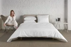 Passion Dekbedovertrek Golden Lines Wit 240x220 Cm Katoen