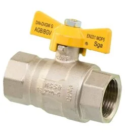 LEVICA Afsluiter Aardgaskraan 3/4"FF Stopkraan