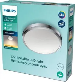 Philips Doris Plafondlamp Badkamer IP44 Chroom - 17W - 2700K 5 Philips Doris Plafondlamp Badkamer IP44 Chroom - 17W - 2700K -meubels winkel product 986002
