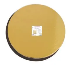 SCRAP COOKING ScrapCooking Taartonderlegger 30 Cm Set 4 Stuks - Zwart/Goud