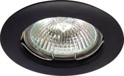 Twilight Inbouwspot GU10 Zwart Vast Zamac