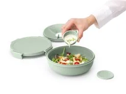 Brabantia Lunchbox Make & Take 1.3 L 21x7.5 Cm - Saladebak - Jade Green -meubels winkel product 990226